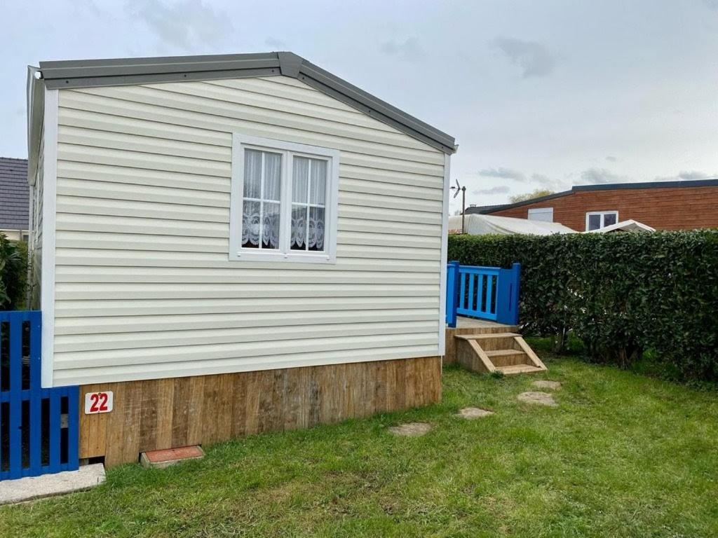 Mobilhome Emplacement 21 Biville-sur-Mer Zewnętrze zdjęcie