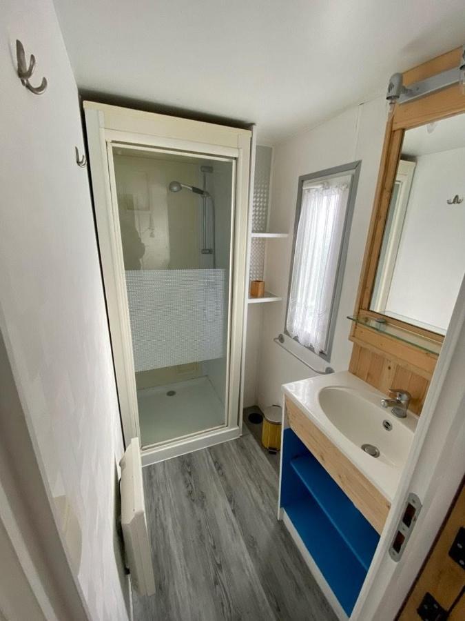 Mobilhome Emplacement 21 Biville-sur-Mer Zewnętrze zdjęcie